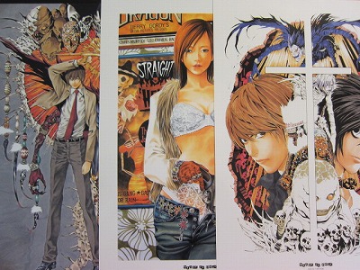 Takeshi Obata blanc et noir illustration art book w extra